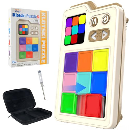 SMILESSKIDDO Kids Games Brain Teaser Slide Puzzle, with 1000+ Challenges