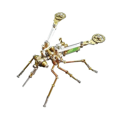 3D Metal Model Mechanical Kits Steampunk Insects Mosquito Puzzle for Adults 140+ Parts 3 Hours Build Cool Desk Decor Christmas & Birthday Gift for Men Father (Mosquito) - style: Mosquito