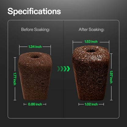 VIVOSUN Seed Rooter, Plant Starter Plugs, 40 Cubes (Pack of 2) - size: 1.53 x 1.02 x 1.97 inches (Pack of 2)