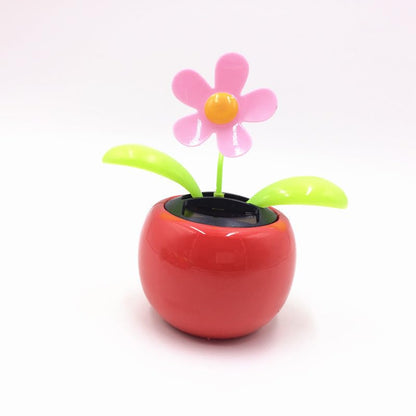 Pink Car Happy Dancing Solar Flower Solar Power Kits