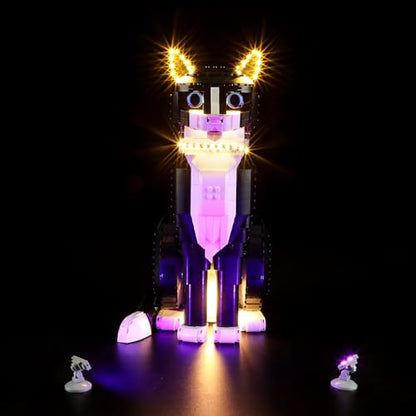 LIGHTAILING Light for Lego-21349 Tuxedo Cat - Led Lighting Kit Compatible with Lego Building Blocks Model - NOT Included The Model Set - style: (Only Light) 21349 Tuxedo Cat(Color Edition）