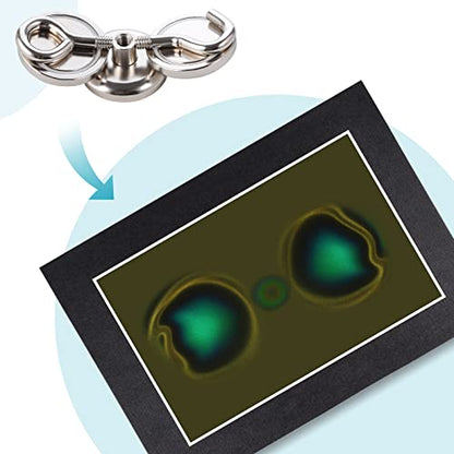 Magnetic Field Viewing Film, Magnetic Field Viewer, 6 x 4 Inch - size: 6 * 4 Inch