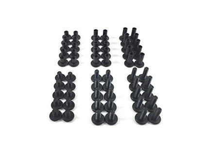 Chicago Screw Assortment for Kydex Gun Holsters & Knife Sheaths 60pcs