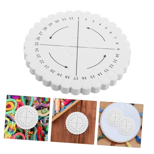 OSALADI 10pcs Round Weaving Disk Kit Slot Bracelet Braiding Tool for DIY Jewelry Making for Beginners Easy Operation Material