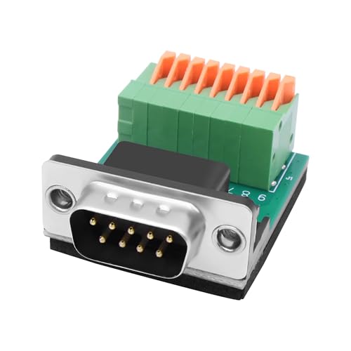XMSJSIY DB9 Solderless Adapter RS232 D-SUB Serial to 9-pin Port (DB9 Male) - style: DB9 Male