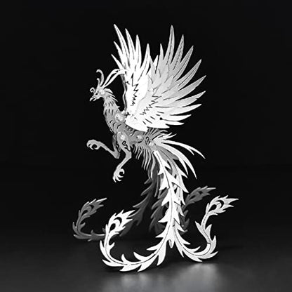 FILASLFT 3D Metal Puzzles for Adults,Mechanical Model Kit Undead Bird - color: B2-undead Bird-silvery