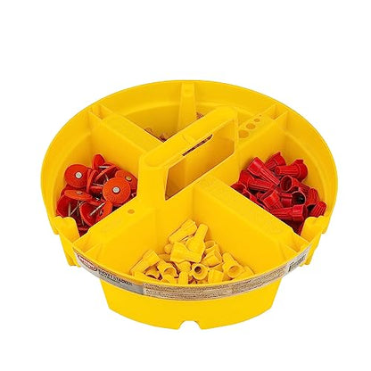 Bucket Boss - Bucket Stacker Small Parts Organizer, Bucket Organization (15051) , Yellow - size: 1 Count (Pack of 1)