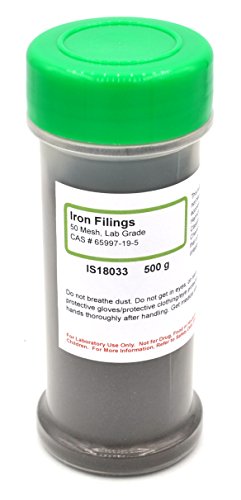 ALDON Innovating Science Coarse Iron Filings, 1.1lb (500g), Laboratory-Grade, Made in USA and MSDS Available - The Curated Chemical Collection