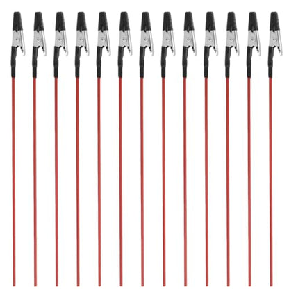 Antrader Model Painting Alligator Clip Stick with Rubber Tips,50Pcs,Red - color: Red
