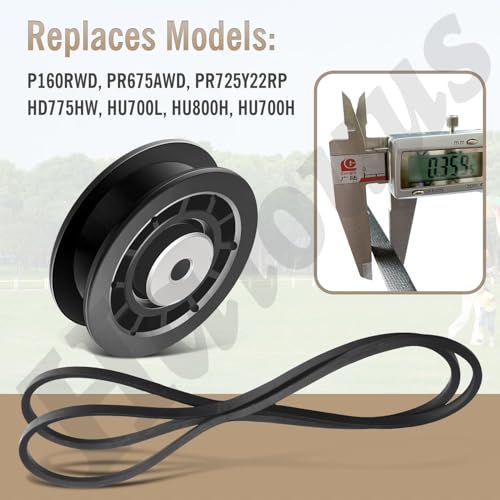 587973001/587969201 Pulleys Kit for Husqvarna Craftsman Poulan Pro Mowers - style: Pulleys Belt Kit