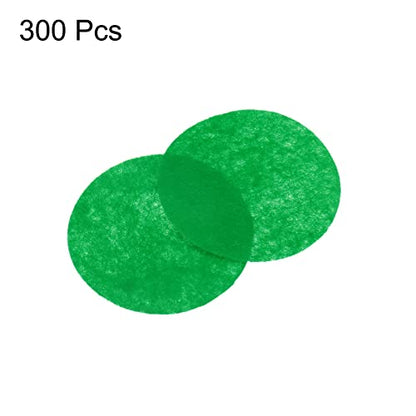 HARFINGTON 300pcs Round Felt Circles, 50mm 2" Pre Cut Felt Craft Pads Non-Woven Mini Felt Fabric Circles for DIY Sewing Handcraft Cut Projects Craft Finishing, Green - color: Green, size: 50mm