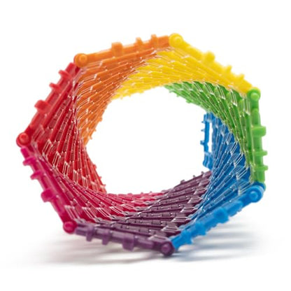 That Hinge Toy 504 Piece Extreme Builder Set - Original Colors - STEM Construction Toy Building Block Set - style: 504pc Original Colors