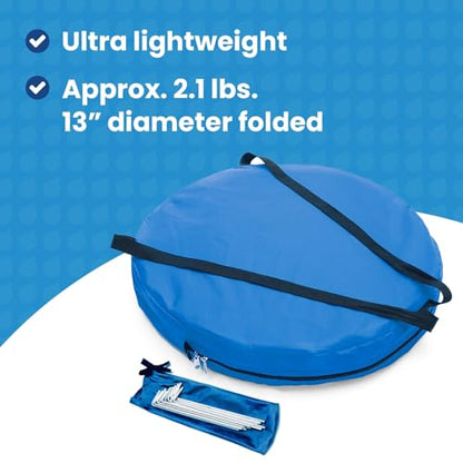 WeatherPod® StadiumPod™ 1-Person Wearable Upper Body Pop-Up Pod - color: Royal Blue
