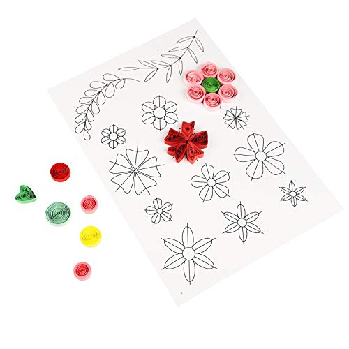 Woohome Quilling Supplies Paper Quilling Kits with 13 Quilling Tools and 1300 Strips Quilling Paper for Craft - color: Style 2