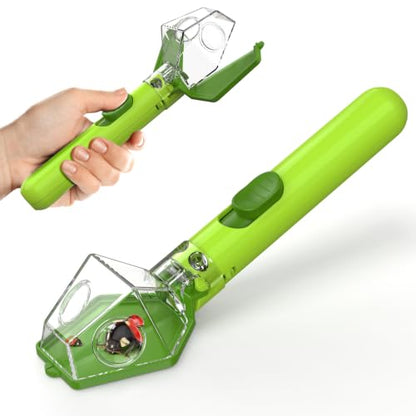 Bug Catcher for Kids with 6X Magnifier, STEM Educational Exploration Toys - color: Green