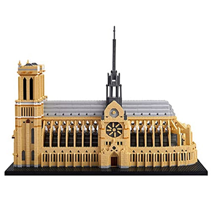 YaJie Notre Dame de Paris Micro Building Blocks Set, 7380 PCS Model Kit - color: Paris 1