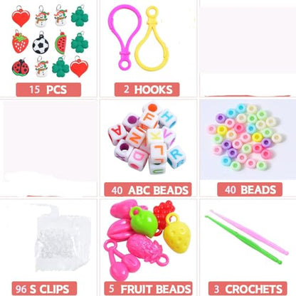 JIYAKO 2500+ Rubber Band Bracelet Kit, Loom Bracelet Making Kit for Kids - color: 2500+Rubber Band Bracelet Kit