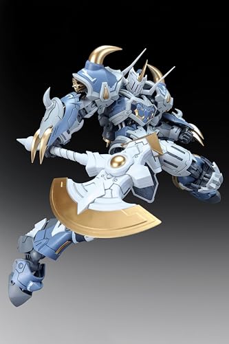 Funtasy Planet 1/144 Mecha Model Kit - SNAA- Galahad - Knights of the Round Table Series Giant Melee Action Figure with Shield Breaker Horns & Visor Gimmick, Gift for Adults - color: Galahad