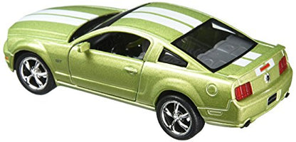 KiNSMART - 2006 Ford Mustang GT 1:38 Scale 5" Die Cast Metal Model Toy Car (Green Race) - color: Green Race