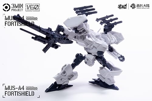 Sheik Mainland 1/60 Scale 3MIN Ventus Vector Whit Model Kit 3PCS - color: Ventus Vector White
