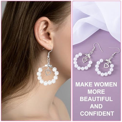 Pndeyo 338pcs Hypoallergenic Earring Beading Hoop Kits, Gold & Silver - color: Round & Teardrop-338pcs-Gold & Silver