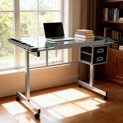 ZENY Glass Drafting Table for Artists