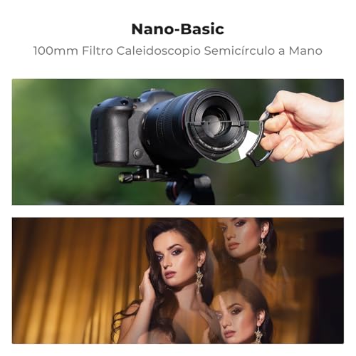 K&F CONCEPT 100mm Handheld Subtle Kaleidoscope Filter - size: 100mm