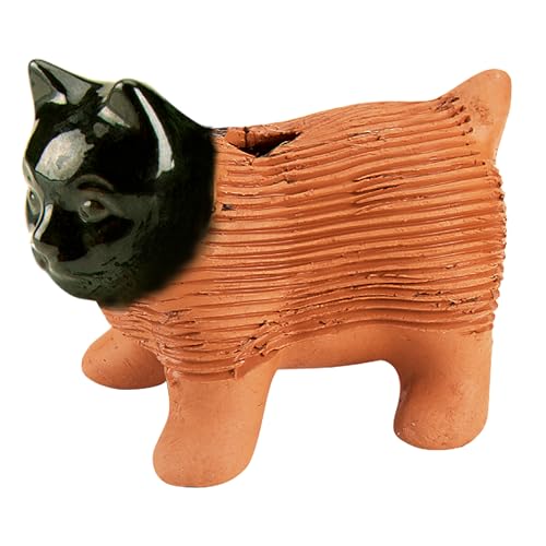 Chia Pet Kitten with Seed Pack, Decorative Pottery Planter, Easy to Do and Fun to Grow, Novelty Gift, Perfect for Any Occasion - style: Kitten