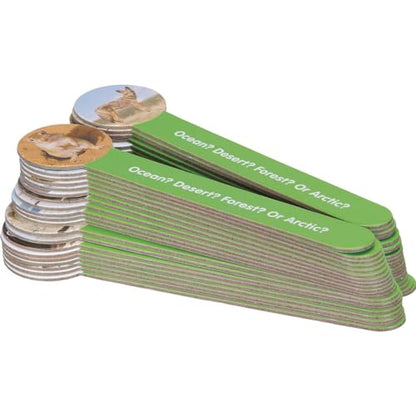 Really Good Stuff Science Sorts Habitats - 40 Sticks with Sorting Box