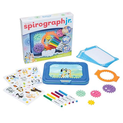 Spirograph Jr Bluey Toys Toddler Arts and Crafts for Kids Drawing Kit - style: Bluey