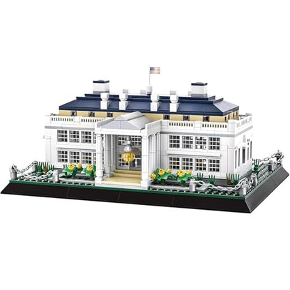 894Pcs White House Building Set World Landmark Architecture Model Collectible Toy for Kids and Adults - color: White House