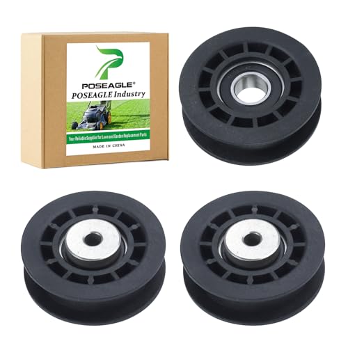 2 Pack 587973001 Pulley with 587969201 Pulley for Husqvarna LC221A - size: 2x587973001+1x587969201