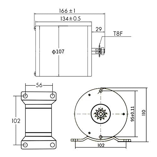 Electric Scooter Motor Kit 48V 2000W DC Brushless Controller 45A,Throttle - size: 48V 2000W, style: High Current Controller Kit