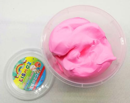 Air Dry Modeling Clay 10.5 oz Ultra Light Magic Clay DIY Moulding Dough Primary Colors for Kids Art Craft Kit (Dark Pink) - color: Dark Pink