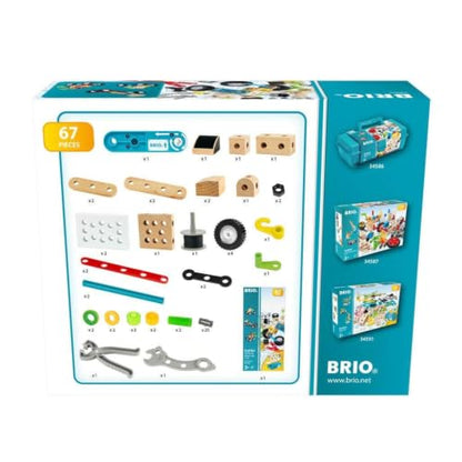 BRIO Builder Pullback Construction Set - Learning, Building and Educational Toys for 3 Year Olds and Up - style: Pullback Set