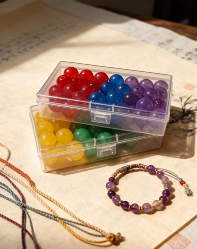 LJY 12 Clear Plastic Boxes, 5.3 x 3.1 x 1.2 in for Office Supplies - color: Transparent, size: 5.3 x 3.1 x 1.2 inch