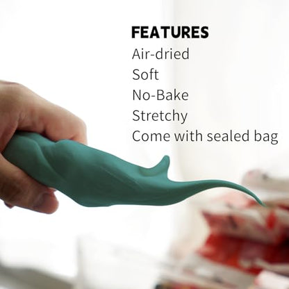 Air Dry Clay Lightweight, Flexible Modeling Clay for Adults Arts and Crafts - color: Green