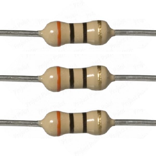 E-Projects 100EP51430R0 30 Ohm Resistors, 1/4 W, 5% (Pack of 100)