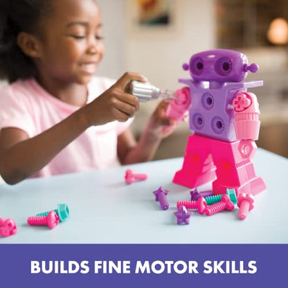 Educational Insights Design & Drill Sparklebot - color: Pink/Purple