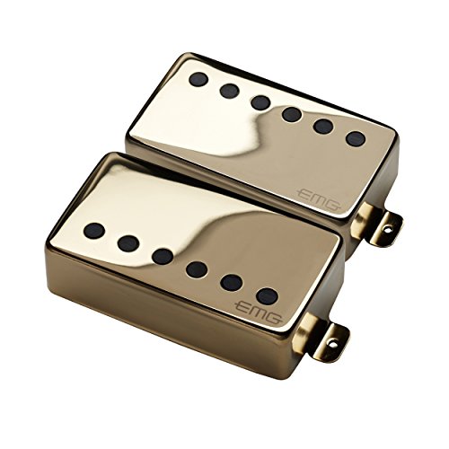 EMG JH James Hetfield Electric Guitar Pickup Set, Gold - color: Gold