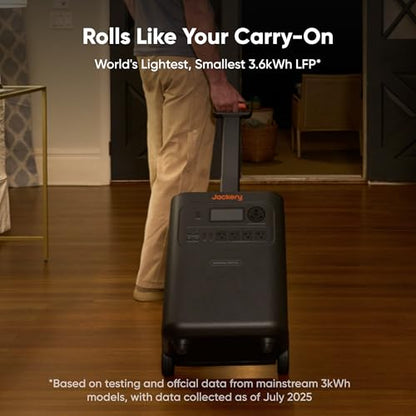 Jackery HomePower 3600 Plus Portable Power Station, 3600W AC Output, 3584Wh LFP Solar Generator, Expandable up to 21kWh, Essential Home Backup for Home Use, Emergencies, RV (Solar Panel Optional) - style: HomePower 3600 Plus