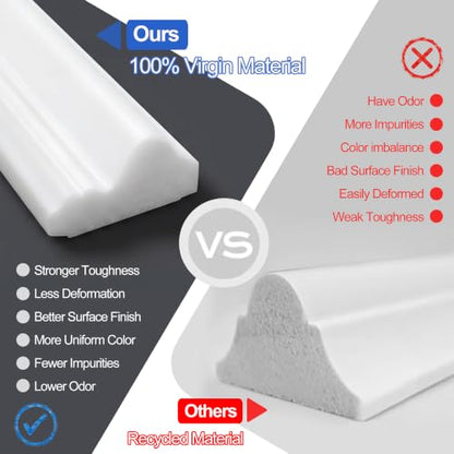 RELIANCER Bilinear Frame Peel and Stick Molding Trim Kit for Wall and Door - color: Bilinear 54.4 x 24in+54.4 x 48in