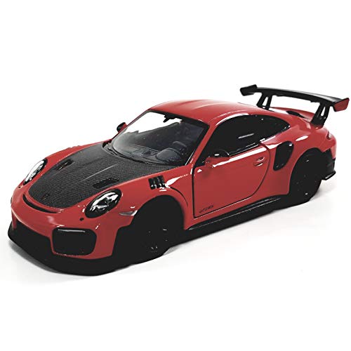 KiNSMART - 2010 Porsche 911 GT2 RS 1:36 Scale 5" Die Cast Metal Model Toy Sports Car Toy (Red) - color: Red