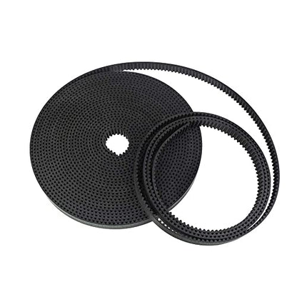Zeelo 3D Printer Timing Belt, 2GT 15mm Width, 3M/5M/ 10M Toothed Belt GT2 3D Printer Timing Belt Pulley, 15mm Width 2GT Rubber Synchronous Timing Belt for 3D Printer (10m) - size: 10M