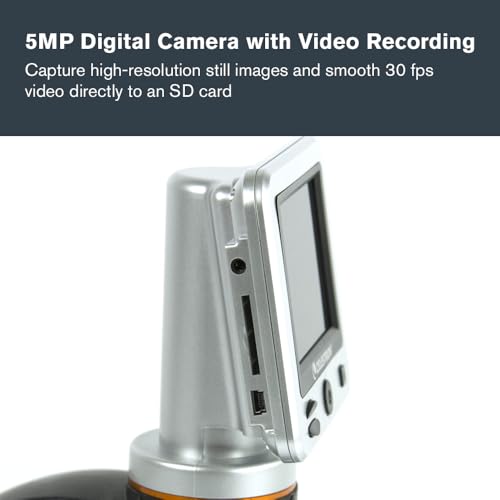 Celestron LCD Digital Microscope II – 3.5" Rotating LCD Touchscreen - style: LCD Digital Micro II
