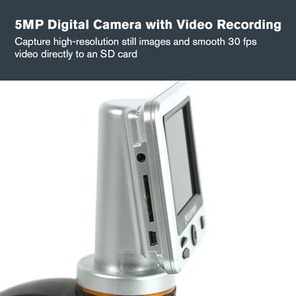 Celestron LCD Digital Microscope II – 3.5" Rotating LCD Touchscreen - style: LCD Digital Micro II