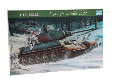 Trumpeter 1/16 Russian T34/76 Mod 1942 Tank