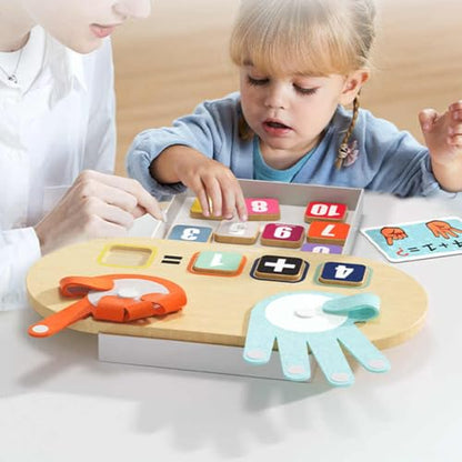 TOP BRIGHT Montessori Toy for 3 4 5 Years, Number Counting Blocks Math Toy