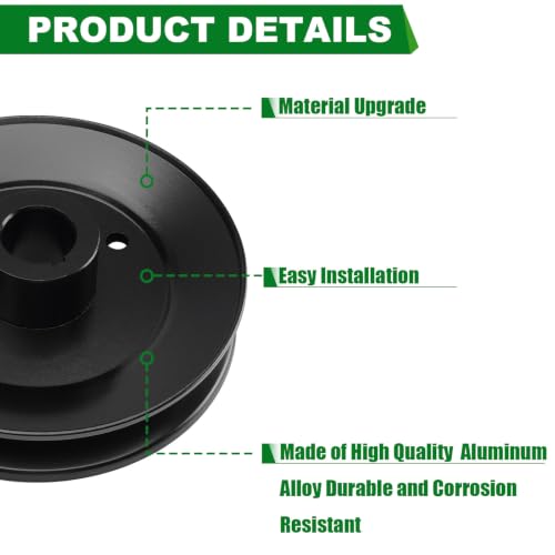 033‑4820‑00 Pulley Fits 48" 42" Mower Deck Compatible with Bad Boy MZ MZ Magnum Lawn Mowers - color: 033-4820-00