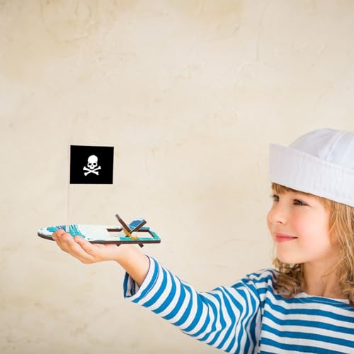 Fennoral 8 Pack Wooden Boat Crafts for Kids DIY to Build and Paint - color: Boat